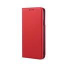 For iPhone 11 Strong Magnetism Shockproof Horizontal Flip Liquid Feel Leather Case with Holder & Card Slots & Wallet(Red) - 2