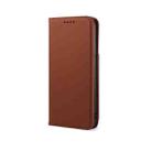 For iPhone 11 Strong Magnetism Shockproof Horizontal Flip Liquid Feel Leather Case with Holder & Card Slots & Wallet(Brown) - 2