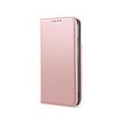 For iPhone XR Strong Magnetism Shockproof Horizontal Flip Liquid Feel Leather Case with Holder & Card Slots & Wallet(Rose Gold) - 2