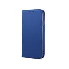 For iPhone XR Strong Magnetism Shockproof Horizontal Flip Liquid Feel Leather Case with Holder & Card Slots & Wallet(Blue) - 2