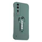 For Honor 70 Baking Varnish 360 Rotate Holder No Frame PC Phone Case(Green) - 1