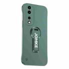 For Honor 70 Pro Baking Varnish 360 Rotate Holder No Frame PC Phone Case(Green) - 1