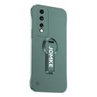 For Honor 80 GT Baking Varnish 360 Rotate Holder No Frame PC Phone Case(Green) - 1