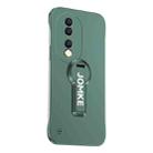 For Honor 90 Baking Varnish 360 Rotate Holder No Frame PC Phone Case(Green) - 1