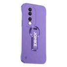 For Honor 90 Baking Varnish 360 Rotate Holder No Frame PC Phone Case(Purple) - 1