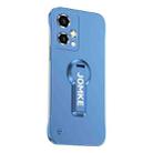 For Honor 90 GT Baking Varnish 360 Rotate Holder No Frame PC Phone Case(Blue) - 1