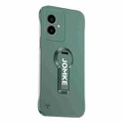 For Honor 100 Baking Varnish 360 Rotate Holder No Frame PC Phone Case(Green) - 1