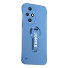 For Honor 200 Baking Varnish 360 Rotate Holder No Frame PC Phone Case(Blue) - 1