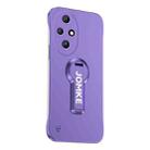 For Honor 200 Baking Varnish 360 Rotate Holder No Frame PC Phone Case(Purple) - 1