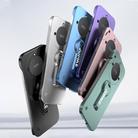 For Honor X40 Baking Varnish 360 Rotate Holder No Frame PC Phone Case(Green) - 2