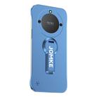 For Honor X40 Baking Varnish 360 Rotate Holder No Frame PC Phone Case(Blue) - 1