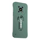 For Honor X40 GT Baking Varnish 360 Rotate Holder No Frame PC Phone Case(Green) - 1