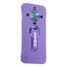 For Honor X50 Baking Varnish 360 Rotate Holder No Frame PC Phone Case(Purple) - 1