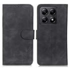 For Xiaomi 14T KHAZNEH Retro Texture Flip Leather Phone Case(Black) - 1