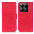 For Xiaomi 14T Pro KHAZNEH Retro Texture Flip Leather Phone Case(Red) - 1