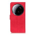 For Xiaomi 15 Ultra KHAZNEH Retro Texture Flip Leather Phone Case(Red) - 3