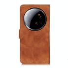 For Xiaomi 15 Ultra KHAZNEH Retro Texture Flip Leather Phone Case(Brown) - 3