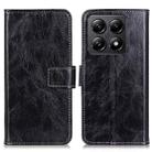 For Xiaomi 14T Pro Retro Crazy Horse Texture Leather Phone Case(Black) - 1