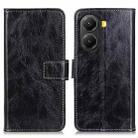 For Xiaomi Poco X7 Pro Retro Crazy Horse Texture Leather Phone Case(Black) - 1