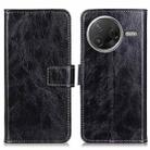 For Xiaomi Poco F7 Pro / F7 Ultra Retro Crazy Horse Texture Leather Phone Case(Black) - 1
