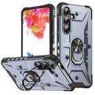 For Samsung Galaxy S24+ 5G Ring Holder Phone Case(Grey) - 1