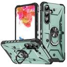 For Samsung Galaxy S24 5G Ring Holder Phone Case(Midnight Green) - 1