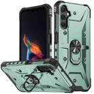 For Samsung Galaxy A15 Ring Holder Phone Case(Midnight Green) - 1