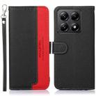 For Xiaomi 14T Pro KHAZNEH Litchi Texture Leather RFID Phone Case(Black) - 1