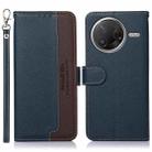 For Xiaomi Poco F7 Pro / F7 Ultra KHAZNEH Litchi Texture Leather RFID Phone Case(Blue) - 1