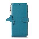 For Xiaomi 14T Pro Genuine Leather Litchi Texture RFID Leather Phone Case(Blue) - 3