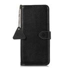 For Xiaomi 14T Pro Genuine Leather Litchi Texture RFID Leather Phone Case(Black) - 3