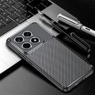 For Xiaomi 14T Carbon Fiber Texture Shockproof TPU Phone Case(Black) - 1