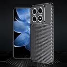 For Xiaomi 14T Carbon Fiber Texture Shockproof TPU Phone Case(Black) - 2