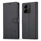 For Xiaomi 14T LC.IMEEKE Calf Texture Leather Phone Case(Black) - 3