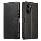 For Xiaomi Poco X7 Pro LC.IMEEKE Calf Texture Leather Phone Case(Black) - 1