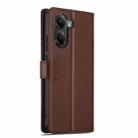 For Xiaomi Poco X7 Pro LC.IMEEKE Calf Texture Leather Phone Case(Coffee) - 3