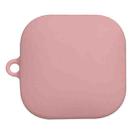 For Redmi Buds 6 Active Edition Solid Color Hard PC Frosted Bluetooth Earphone Protective Case(Pink) - 1