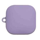 For Redmi Buds 6 Active Edition Solid Color Hard PC Frosted Bluetooth Earphone Protective Case(Purple) - 1