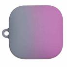 For Redmi Buds 6 Active Edition Gradient Hard PC Frosted Bluetooth Earphone Protective Case(Grey Purple) - 1