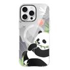 For iPhone 16 Pro TGVIS Grace Series MagSafe Magnetic Phone Case(Panda) - 1