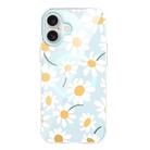 For iPhone 16 TGVIS Grace Series MagSafe Magnetic Phone Case(Daisy) - 1