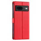 For Google Pixel 7 Voltage Ultra-thin Dot Leather Phone Case(Red) - 3