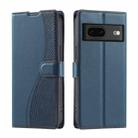 For Google Pixel 7 Voltage Ultra-thin Dot Leather Phone Case(Blue) - 1