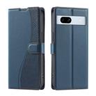 For Google Pixel 7a Voltage Ultra-thin Dot Leather Phone Case(Blue) - 1