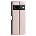 For Google Pixel 7 Pro Voltage Ultra-thin Dot Leather Phone Case(Rose Gold) - 3