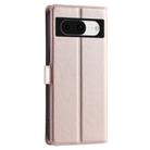 For Google Pixel 8 Voltage Ultra-thin Dot Leather Phone Case(Rose Gold) - 3