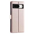 For Google Pixel 8a Voltage Ultra-thin Dot Leather Phone Case(Rose Gold) - 3