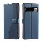 For Google Pixel 8 Pro Voltage Ultra-thin Dot Leather Phone Case(Blue) - 1