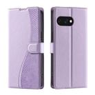 For Google Pixel 9a Voltage Ultra-thin Dot Leather Phone Case(Purple) - 1