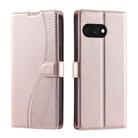 For Google Pixel 9a Voltage Ultra-thin Dot Leather Phone Case(Rose Gold) - 1